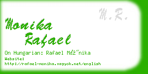 monika rafael business card